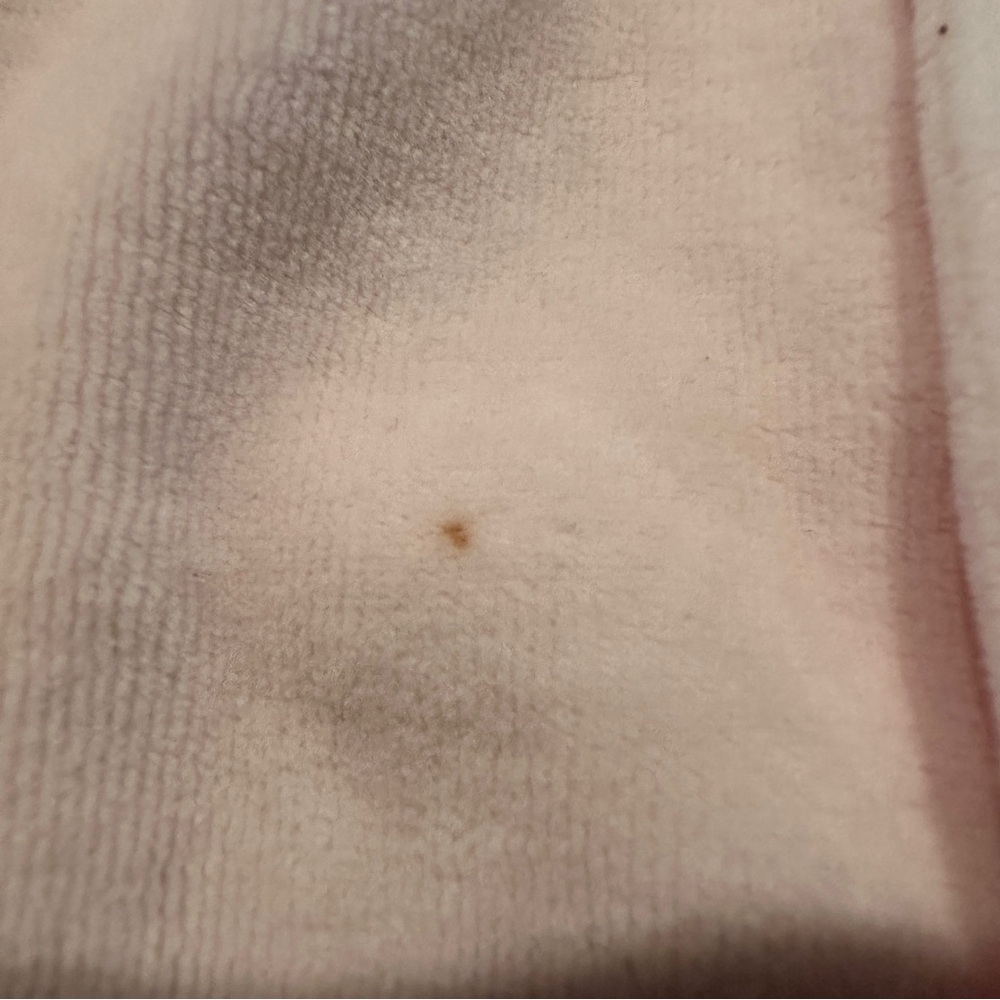 Kissy kissy pink velour sleeper guc spot nb - Picture 8 of 8